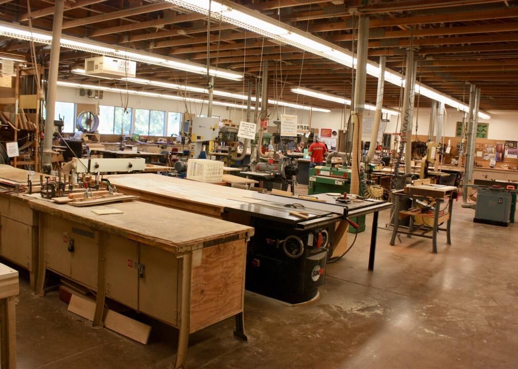 #34. Woodworking machine setters, operators, and tenders, except sawing